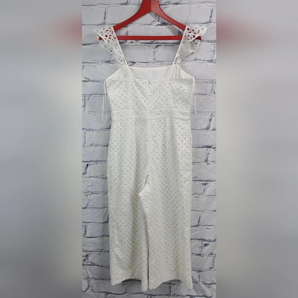 NWT J. Crew Women's Kasana Jumpsuit Wide Leg Fluttery Size 8 US Petite Medium - Picture 2 of 14